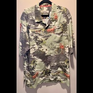 COPY - TOMMY BAHAMA Tropical camp silk shirt